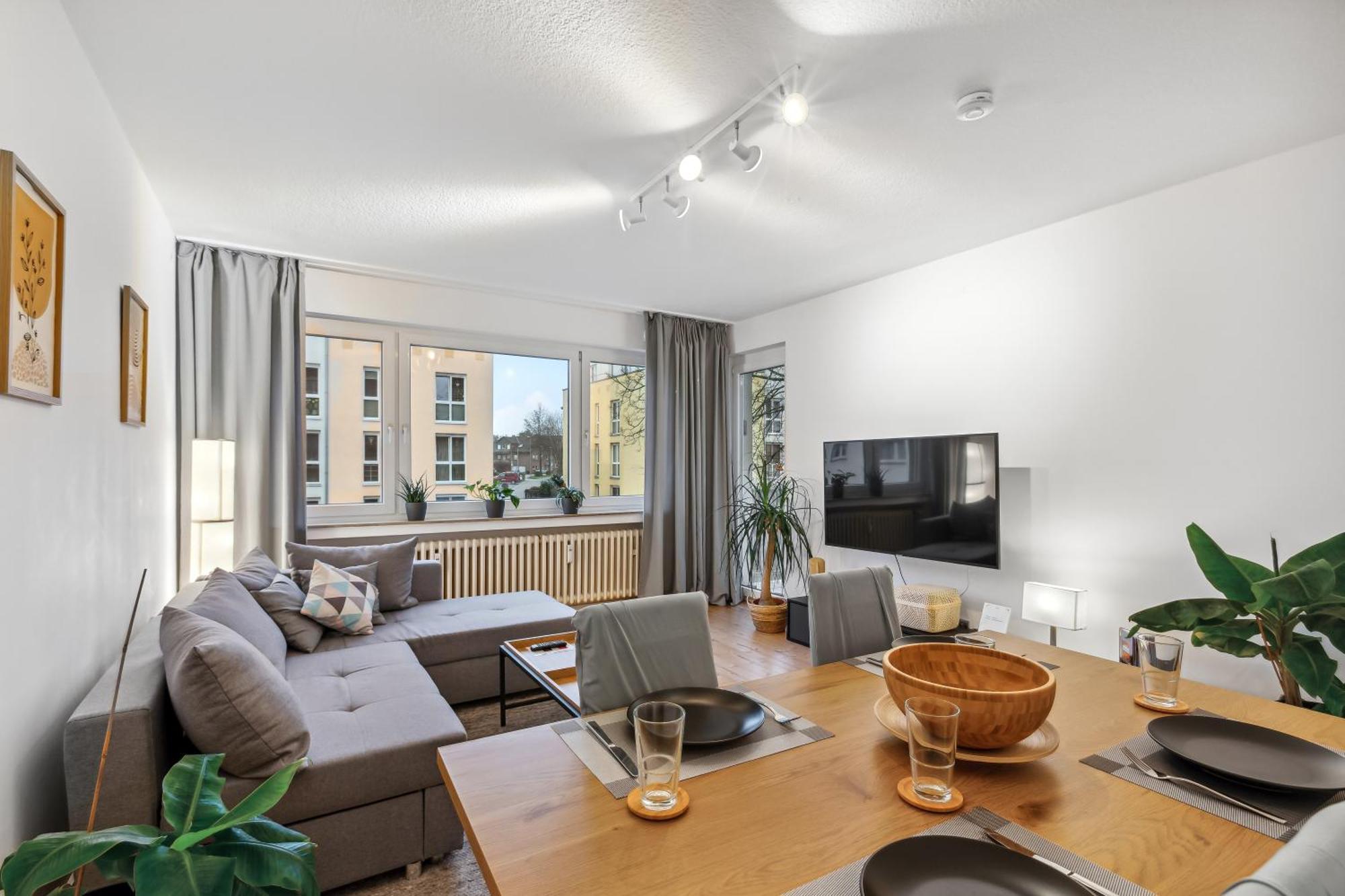 3 Zimmer, 68Qm, Parkplatz, Messe Dus, Logport, Duisport 杜伊斯堡 外观 照片