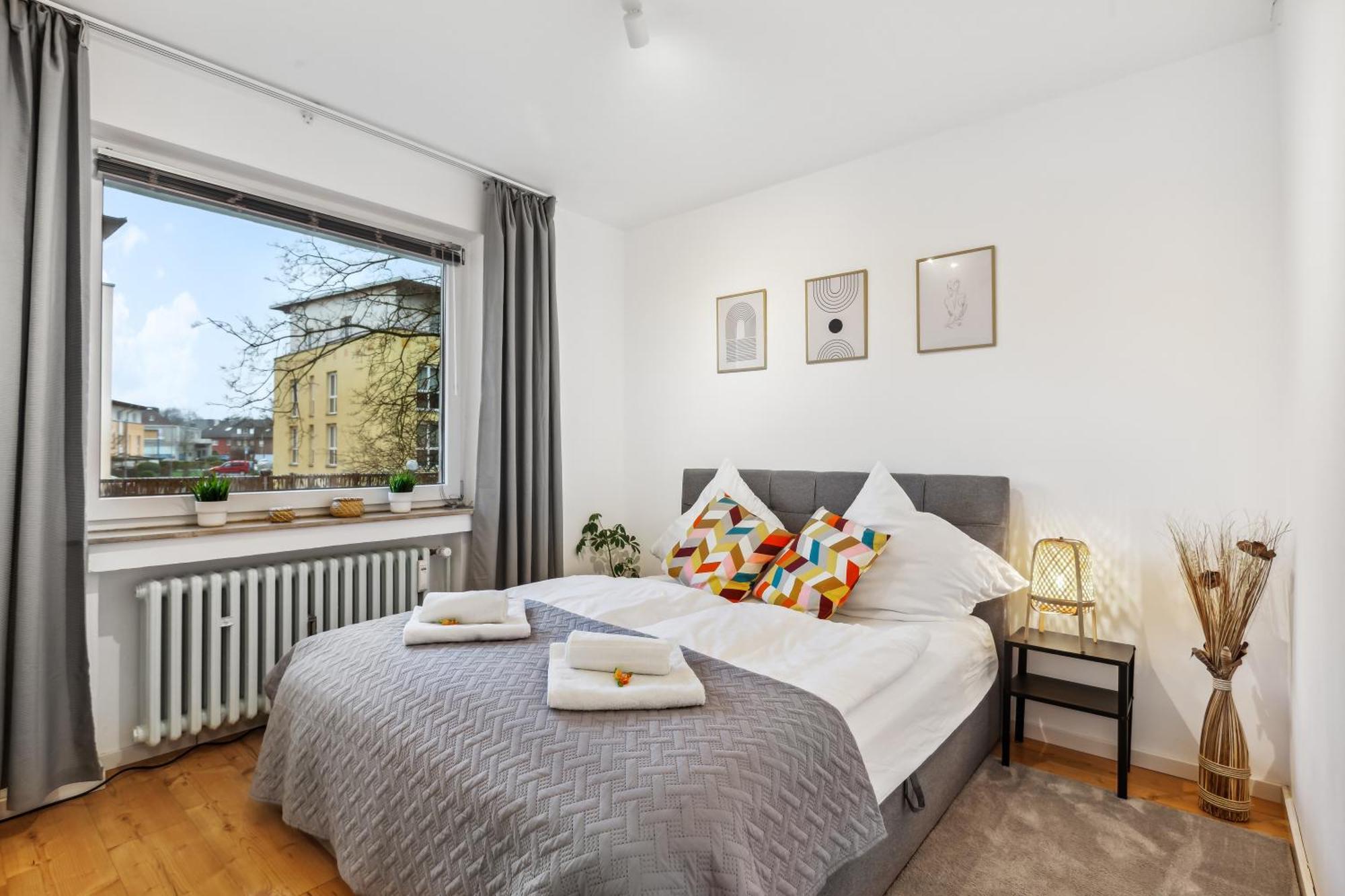 3 Zimmer, 68Qm, Parkplatz, Messe Dus, Logport, Duisport 杜伊斯堡 外观 照片