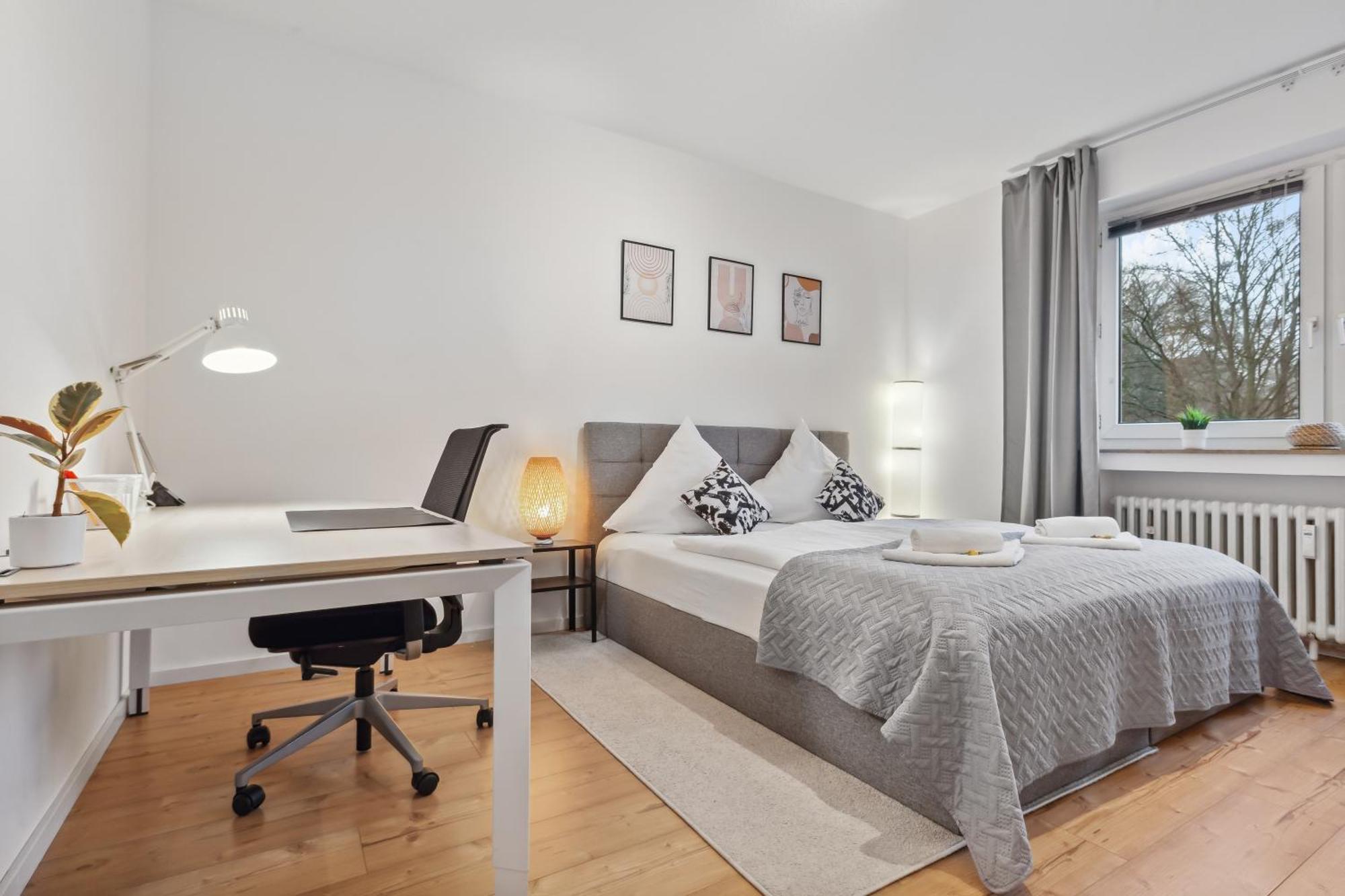 3 Zimmer, 68Qm, Parkplatz, Messe Dus, Logport, Duisport 杜伊斯堡 外观 照片